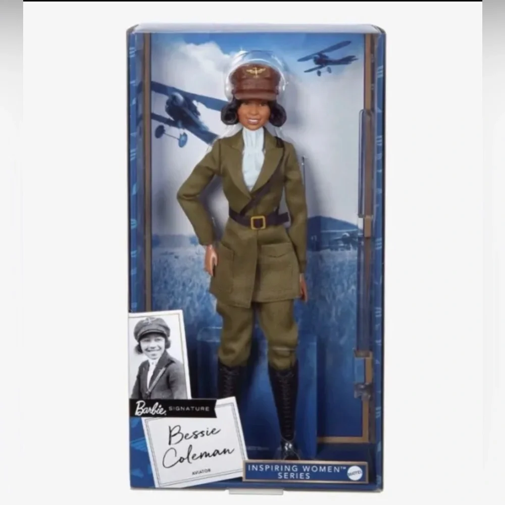 NIB Bessie Coleman BARBIE SIGNATURE Inspiring Women Series Collection - Picture 2 of 3